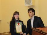 Степаненкова Юлия на награждении в Совете Федераци